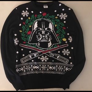 Darth Vader Christmas Light Up Jumper